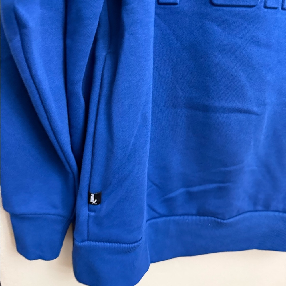 PUMA Men's Royal Blue Hoodie - Picture 4 of 8